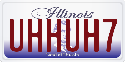 IL license plate UHHUH7