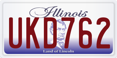 IL license plate UKD762