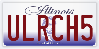 IL license plate ULRCH5