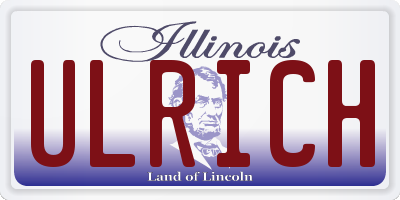 IL license plate ULRICH