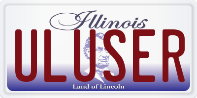 IL license plate ULUSER