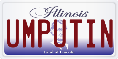 IL license plate UMPUTIN