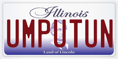 IL license plate UMPUTUN