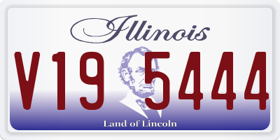 IL license plate V195444