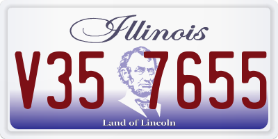 IL license plate V357655