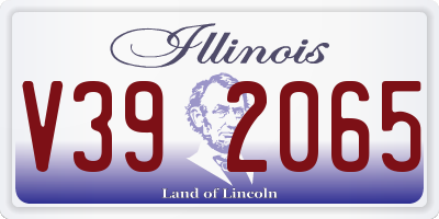 IL license plate V392065