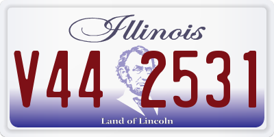 IL license plate V442531