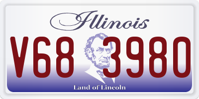 IL license plate V683980