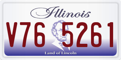 IL license plate V765261