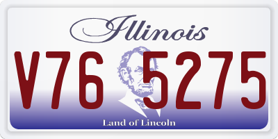 IL license plate V765275