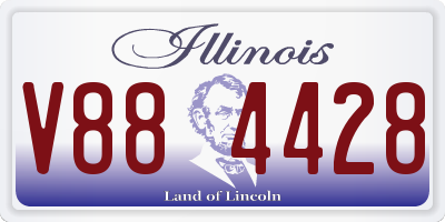 IL license plate V884428