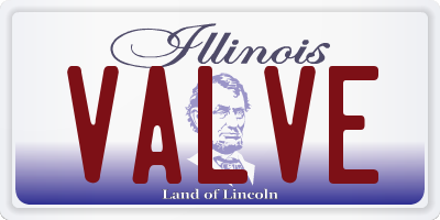 IL license plate VALVE