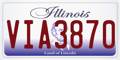 IL license plate VIA3870