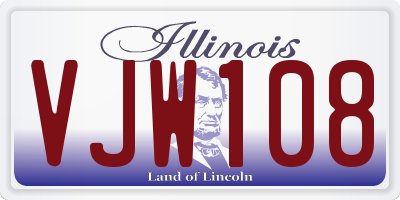 IL license plate VJW108