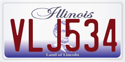 IL license plate VLJ534