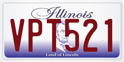 IL license plate VPT521