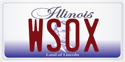 IL license plate WSOX