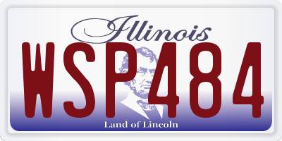 IL license plate WSP484