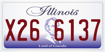 IL license plate X266137