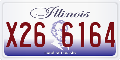 IL license plate X266164