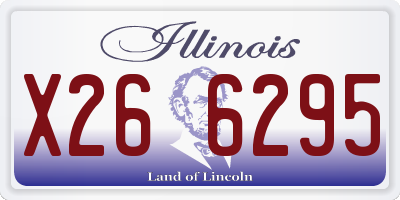 IL license plate X266295