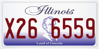 IL license plate X266559