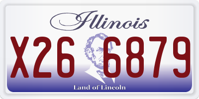 IL license plate X266879