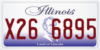IL license plate X266895