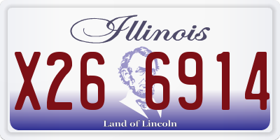 IL license plate X266914