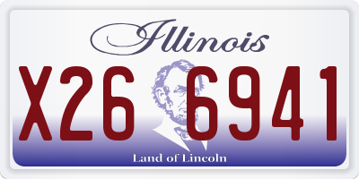 IL license plate X266941
