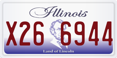 IL license plate X266944