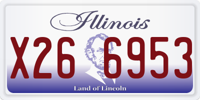 IL license plate X266953