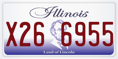 IL license plate X266955