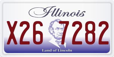IL license plate X267282