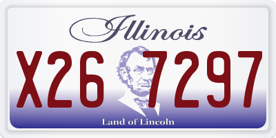 IL license plate X267297