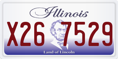 IL license plate X267529