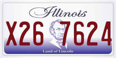 IL license plate X267624