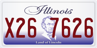 IL license plate X267626