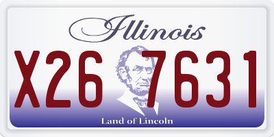 IL license plate X267631