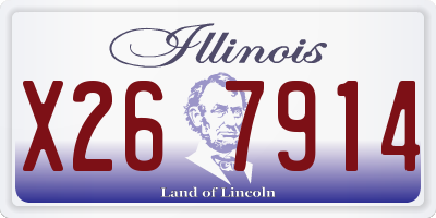 IL license plate X267914
