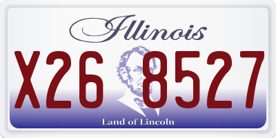 IL license plate X268527