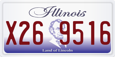 IL license plate X269516