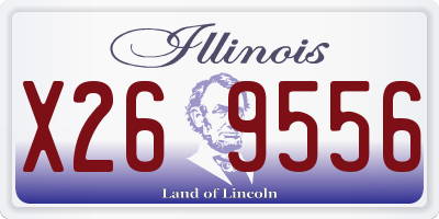 IL license plate X269556