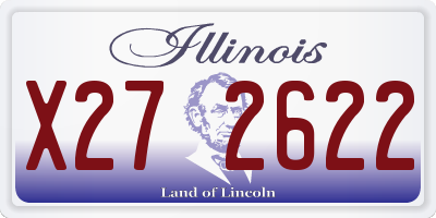 IL license plate X272622