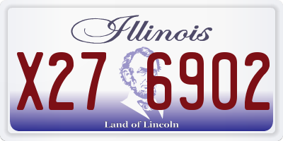 IL license plate X276902