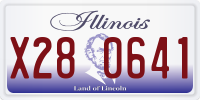 IL license plate X280641