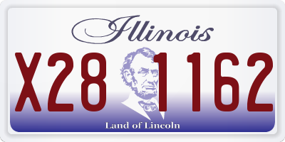 IL license plate X281162