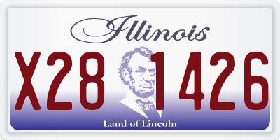 IL license plate X281426