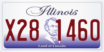 IL license plate X281460