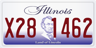 IL license plate X281462